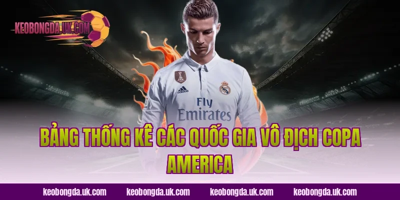 Bảng Thống Kê Các Quốc Gia Vô Địch Copa America