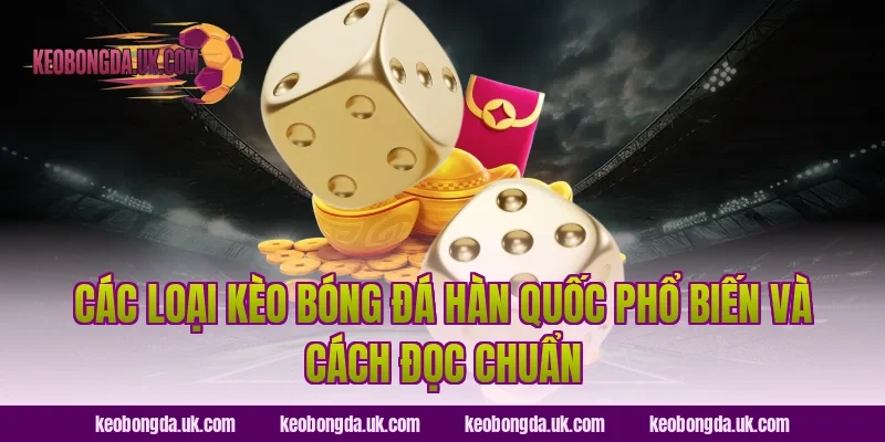Các loại Kèo bóng đá Hàn Quốc phổ biến và cách đọc chuẩn