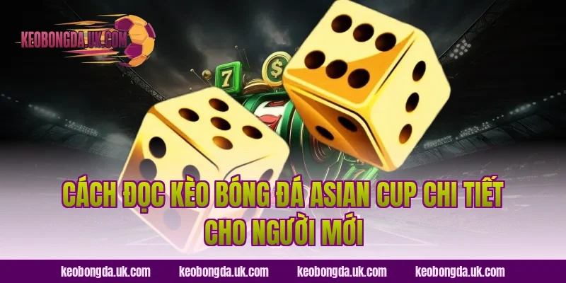 Cách đọc kèo bóng đá Asian Cup chi tiết cho người mới