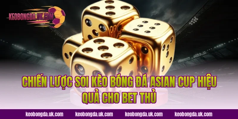 Chiến lược soi kèo bóng đá Asian Cup hiệu quả cho bet thủ