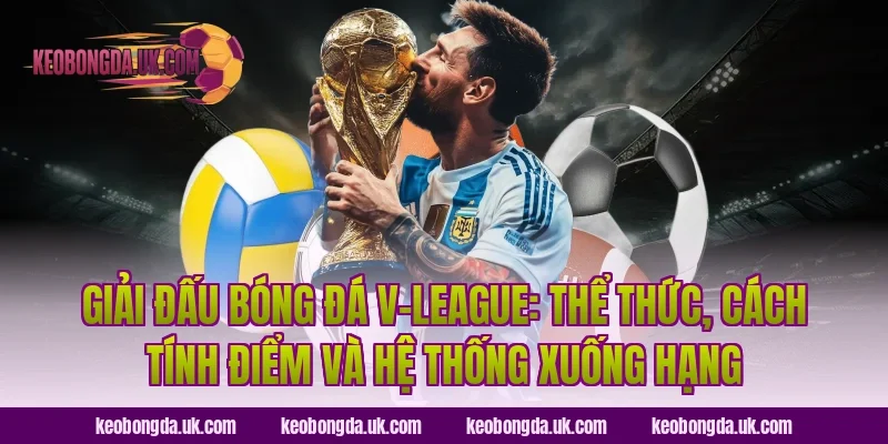 Giải đấu bóng đá V-League: Thể thức, cách tính điểm và hệ thống xuống hạng